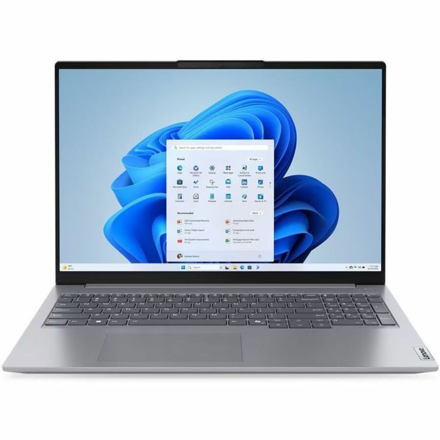 Lenovo ThinkBook 16 G7 ARP 21MW0006US 16" Touchscreen Notebook - WUXGA - AMD Ryzen 7 7735HS - 16 GB - 512 GB SSD - English (US) Keyboard - Arctic Gray