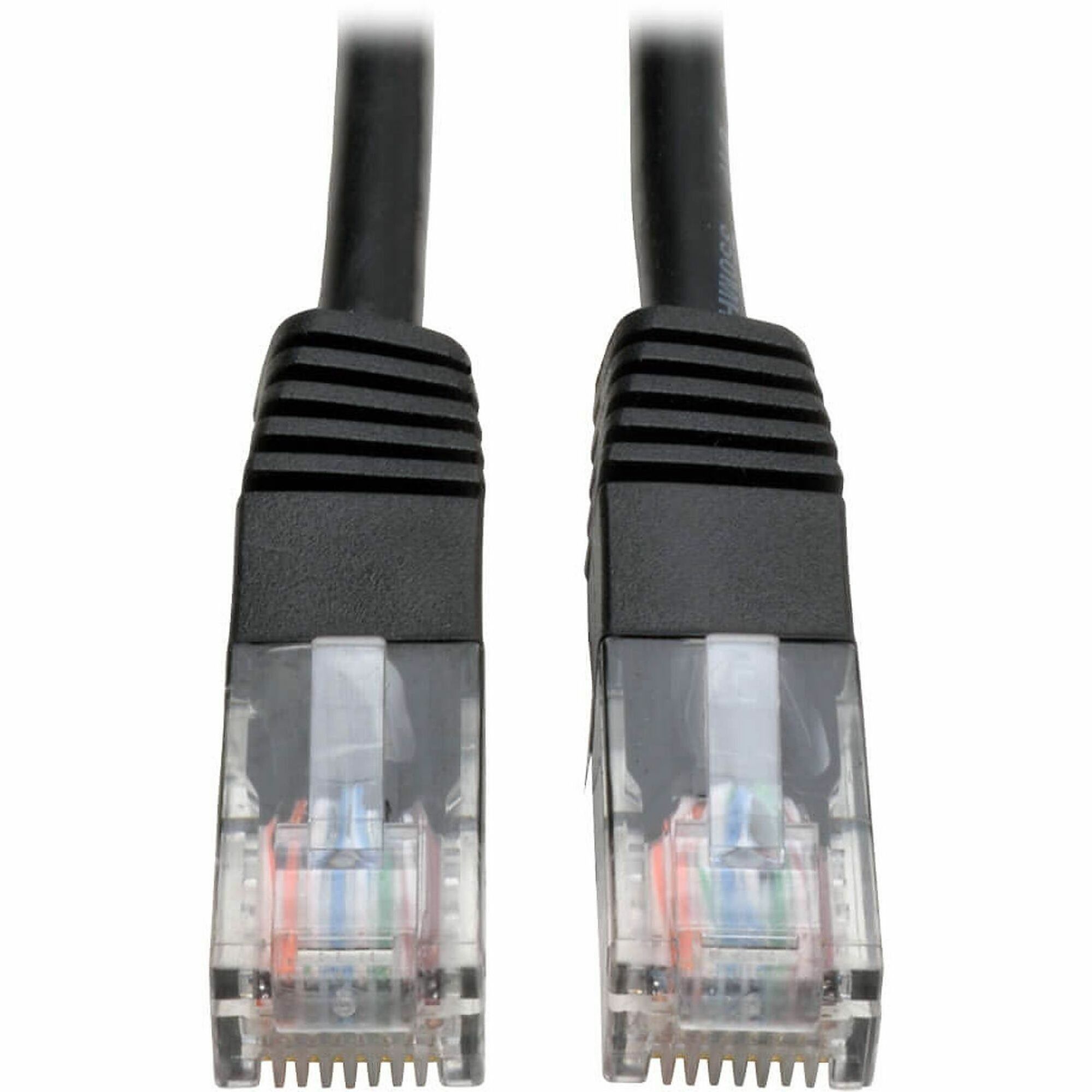 Eaton Tripp Lite Series Cat5e 350 MHz Molded (UTP) Ethernet Cable (RJ45 M/M), PoE - Black, 25 ft. (7.62 m)