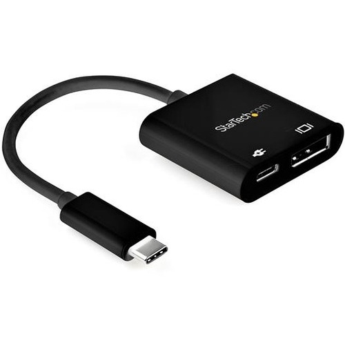 StarTech USB C to DisplayPort Adapter with 60W Power Delivery Pass-Through - 8K/4K USB Type-C to DP 1.4 Video Converter w/ Charging