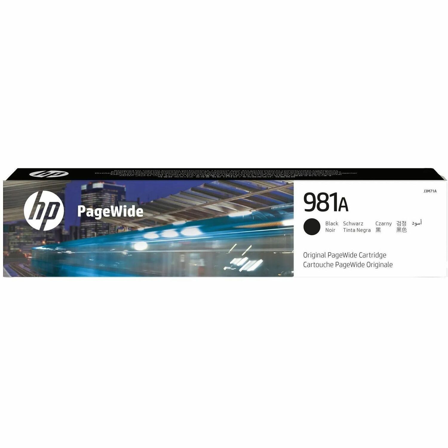 HP 981A (J3M71A) Original Page Wide Ink Cartridge - Single Pack - Black - 1 Each
