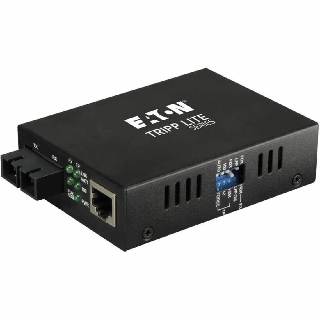 Tripp Lite by Eaton Gigabit Multimode Fiber to Ethernet Media Converter 10/100BaseT to 100BaseFX-SC 2km 1310nm