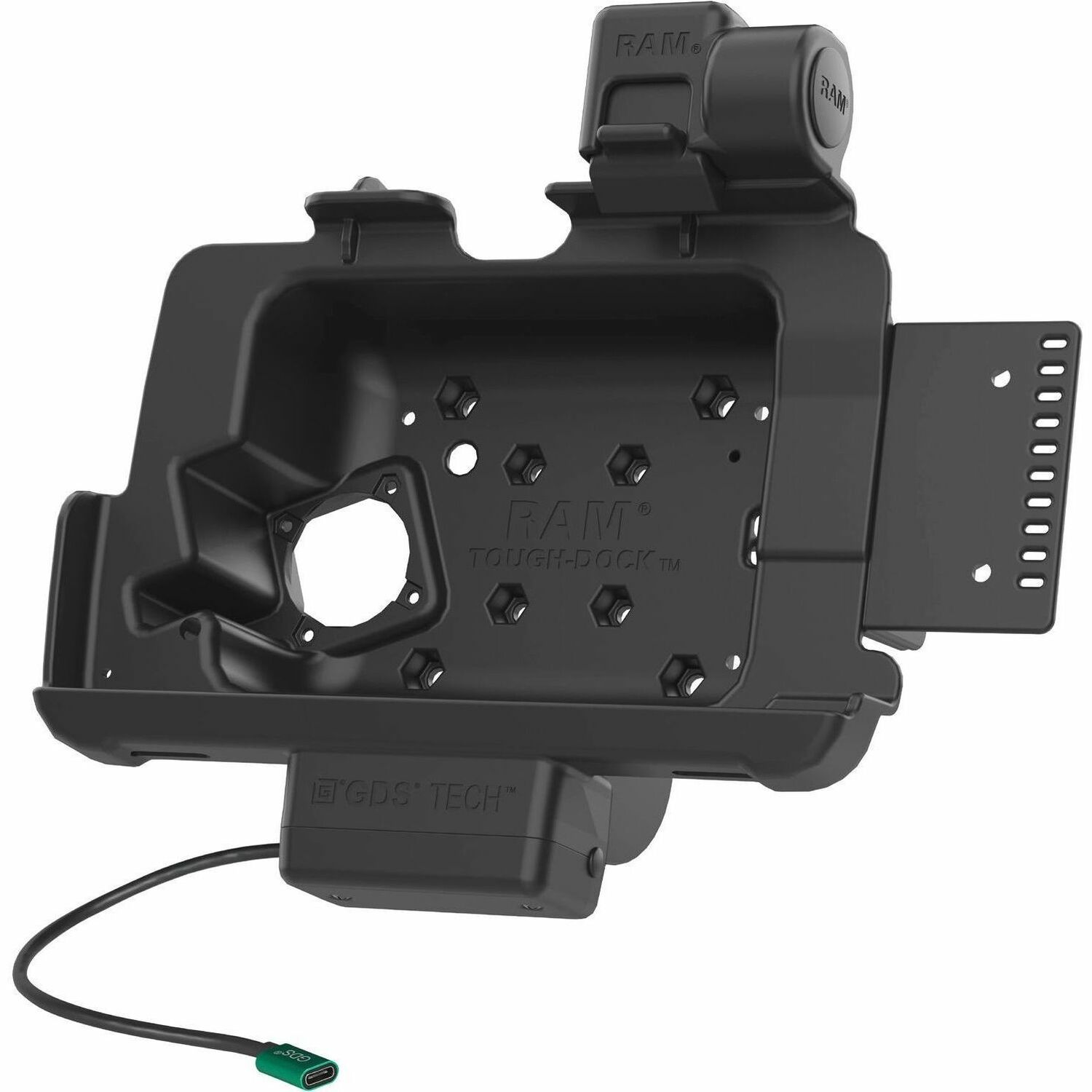 RAM Mounts GDS Powered Dock with Latch for Zebra ET4x 8" Tablet with IntelliSkin