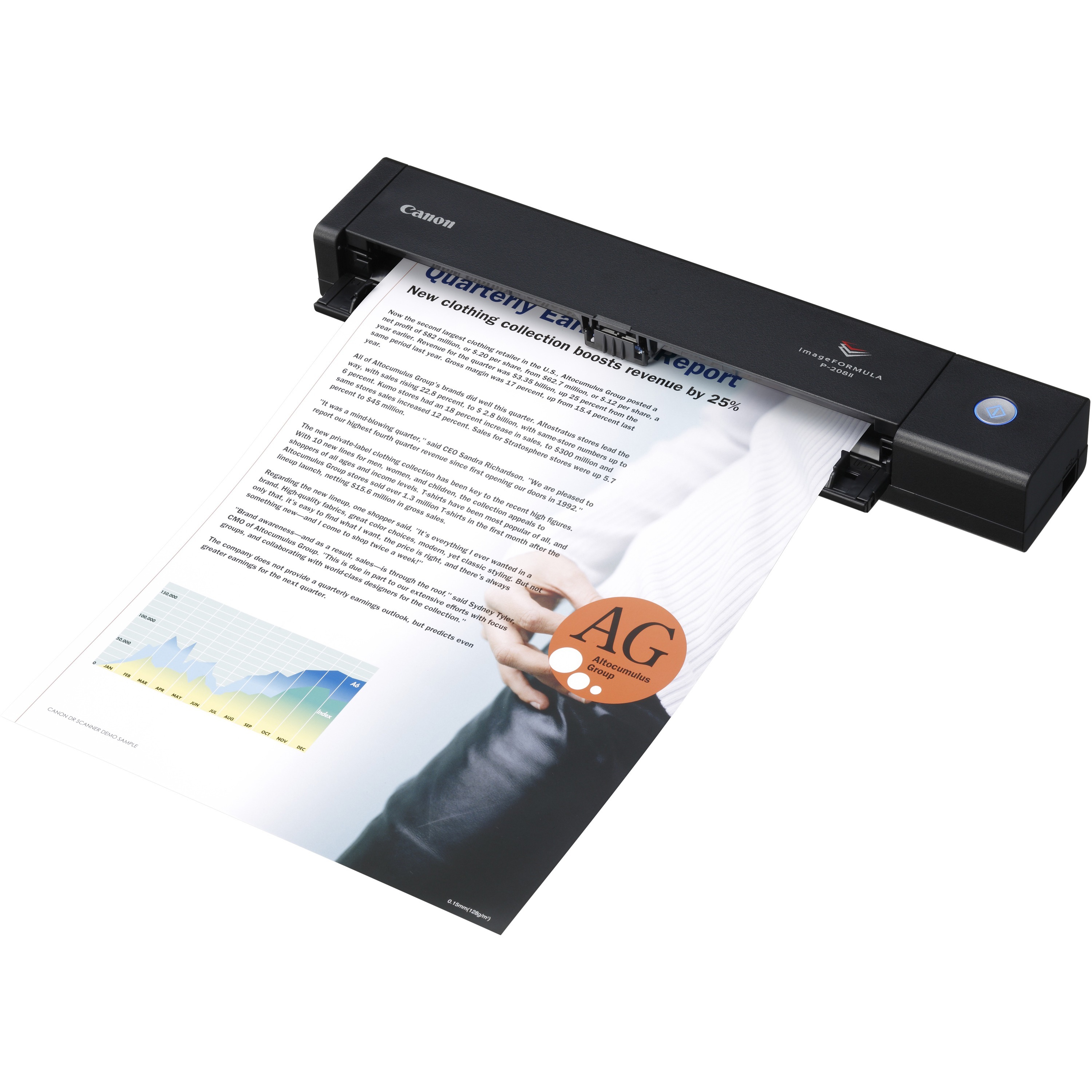 Canon imageFORMULA P-208II Scan-tini Handheld Scanner - 600 dpi Optical