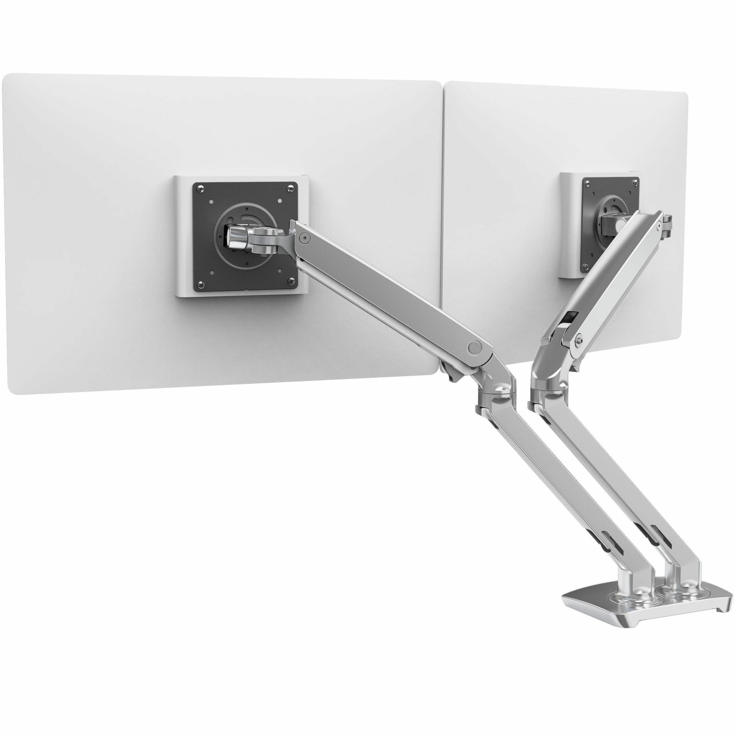 Ergotron Mounting Arm for Monitor, Display Screen, LCD Monitor - Polished Aluminum - Landscape/Portrait