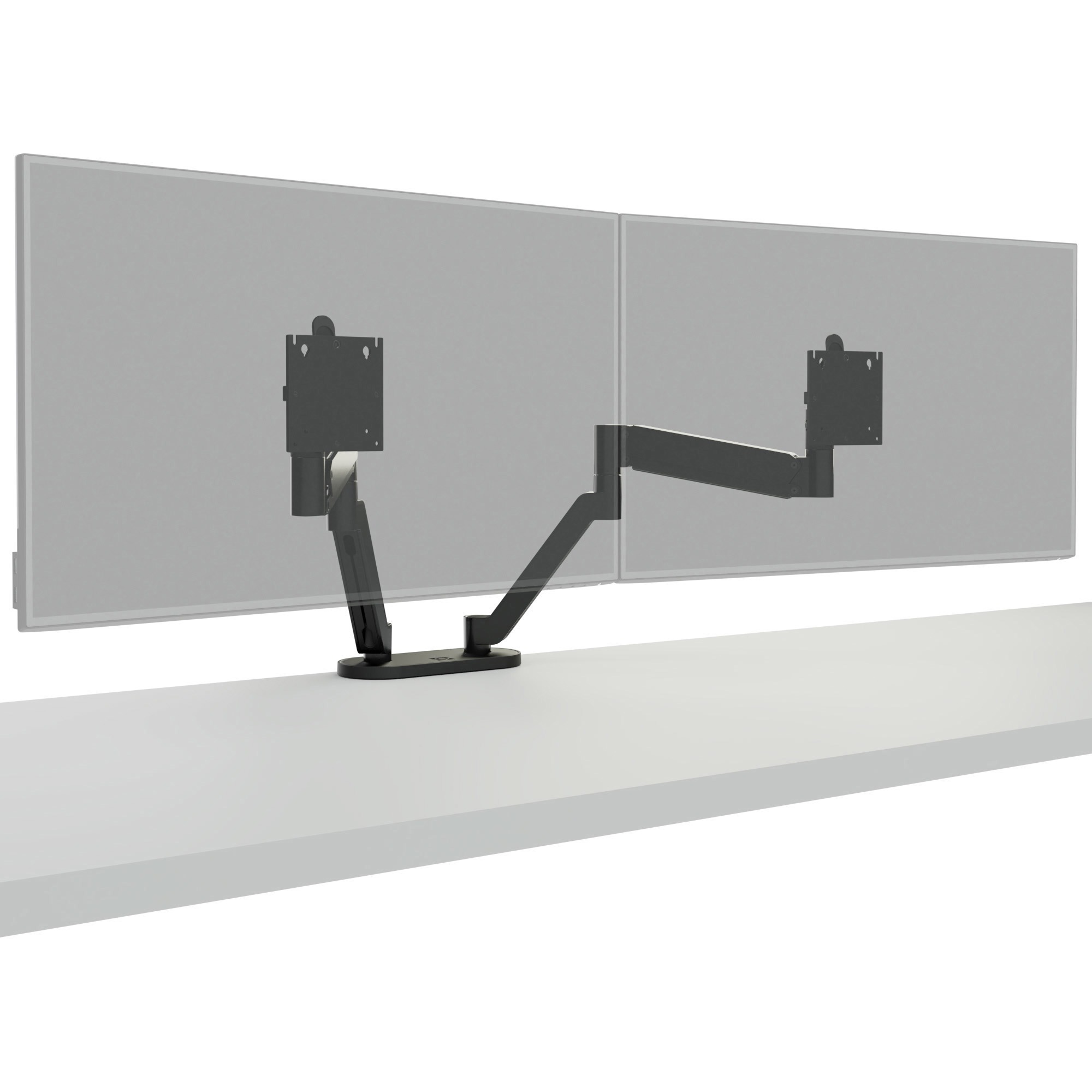Chief Koncis Dual Monitor Arm Desk Mount - Monitor Mount - For 10-32 Inch Monitors - Black