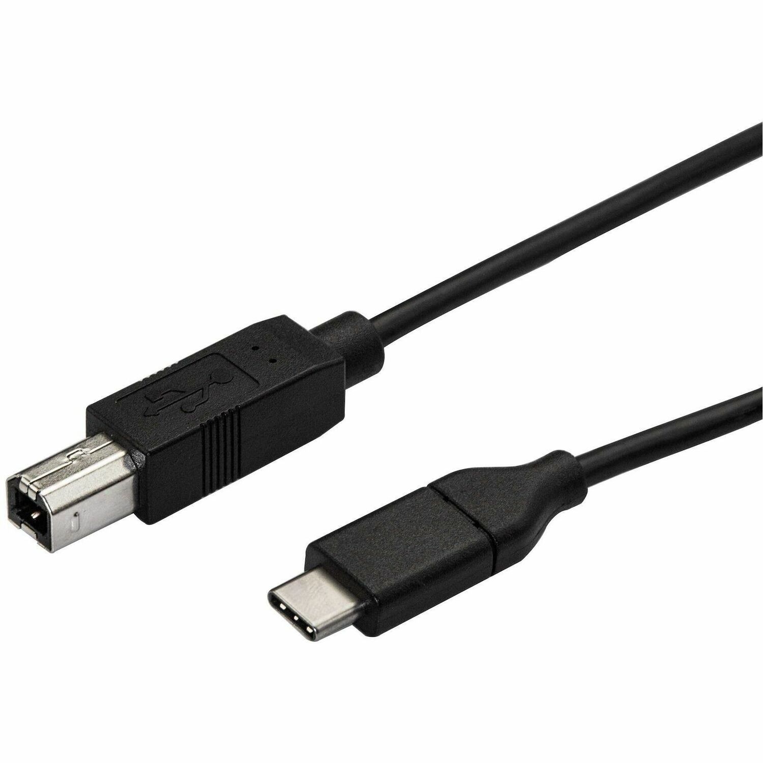 StarTech 1.6ft (50cm) USB-B to USB-C Cable, Data Cord, USB 2.0, USB-C Data Transfer Cable
