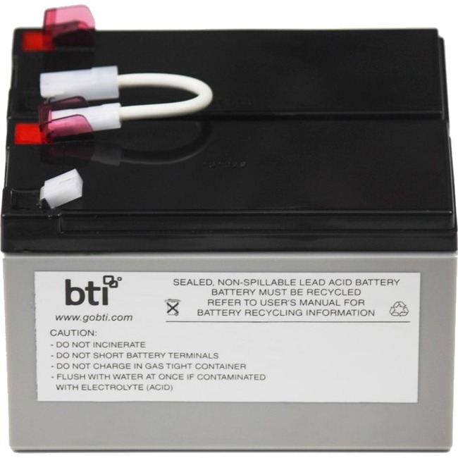BTI APCRBC109-SLA109 SEALED LEAD ACID BATTERY FOR APC - 2yr Warranty - BR1200LCDI, BR1300LCD, BR1500LCD, BX1300LCD, BX1300LCD-CN, BX1500LCD