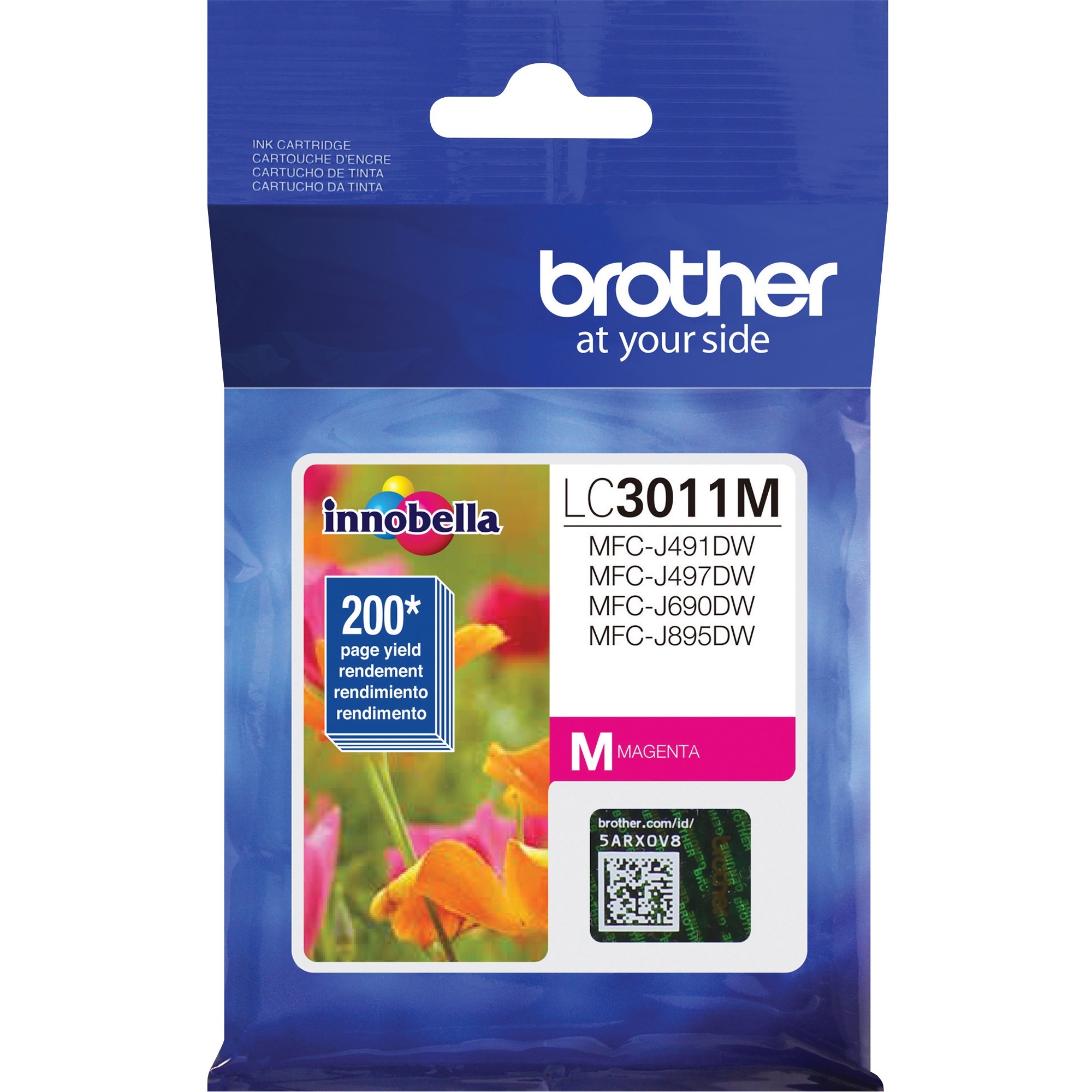 Brother Innobella LC3011M Original Standard Yield Inkjet Ink Cartridge - Single Pack - Magenta - 1 Each