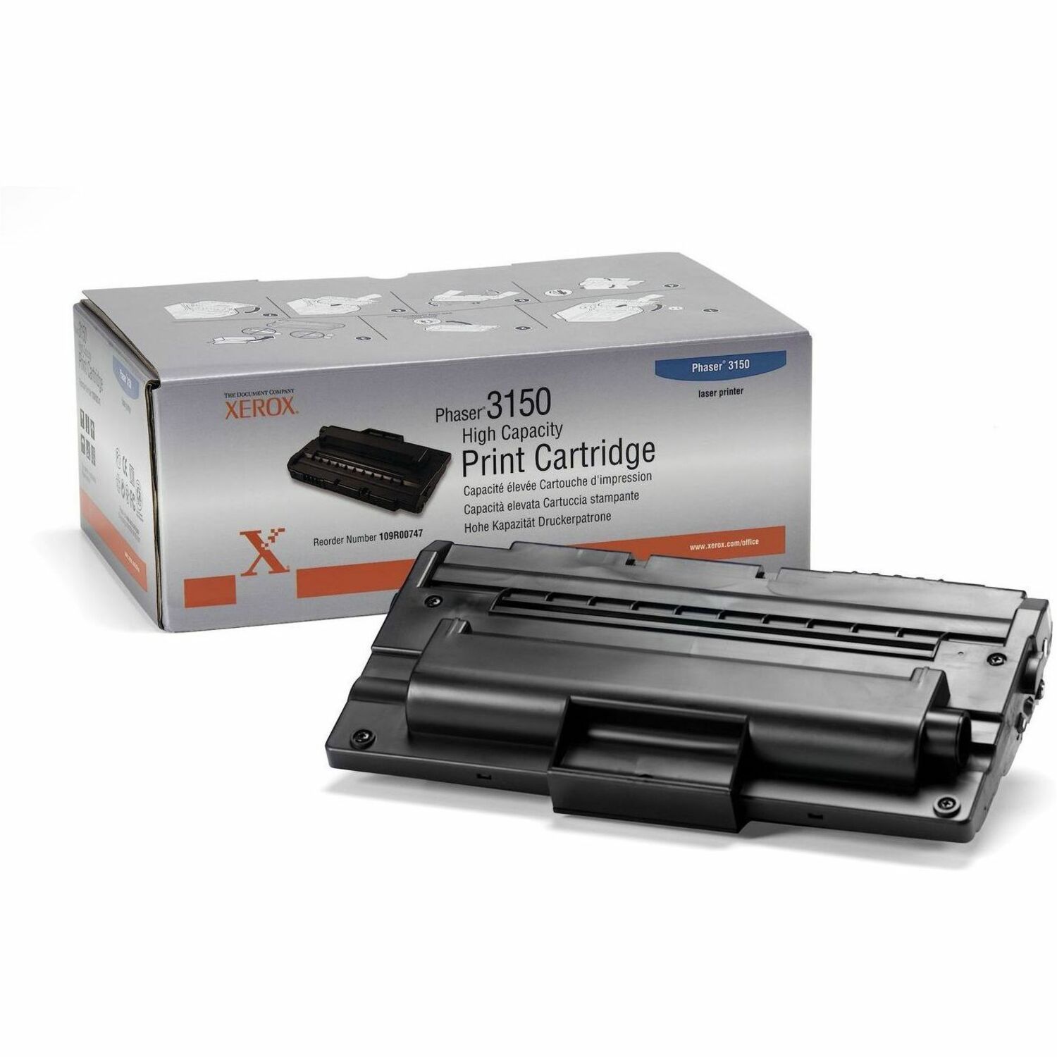 Xerox Genuine Phaser™ 3150 Toner Cartridge - 109R00747