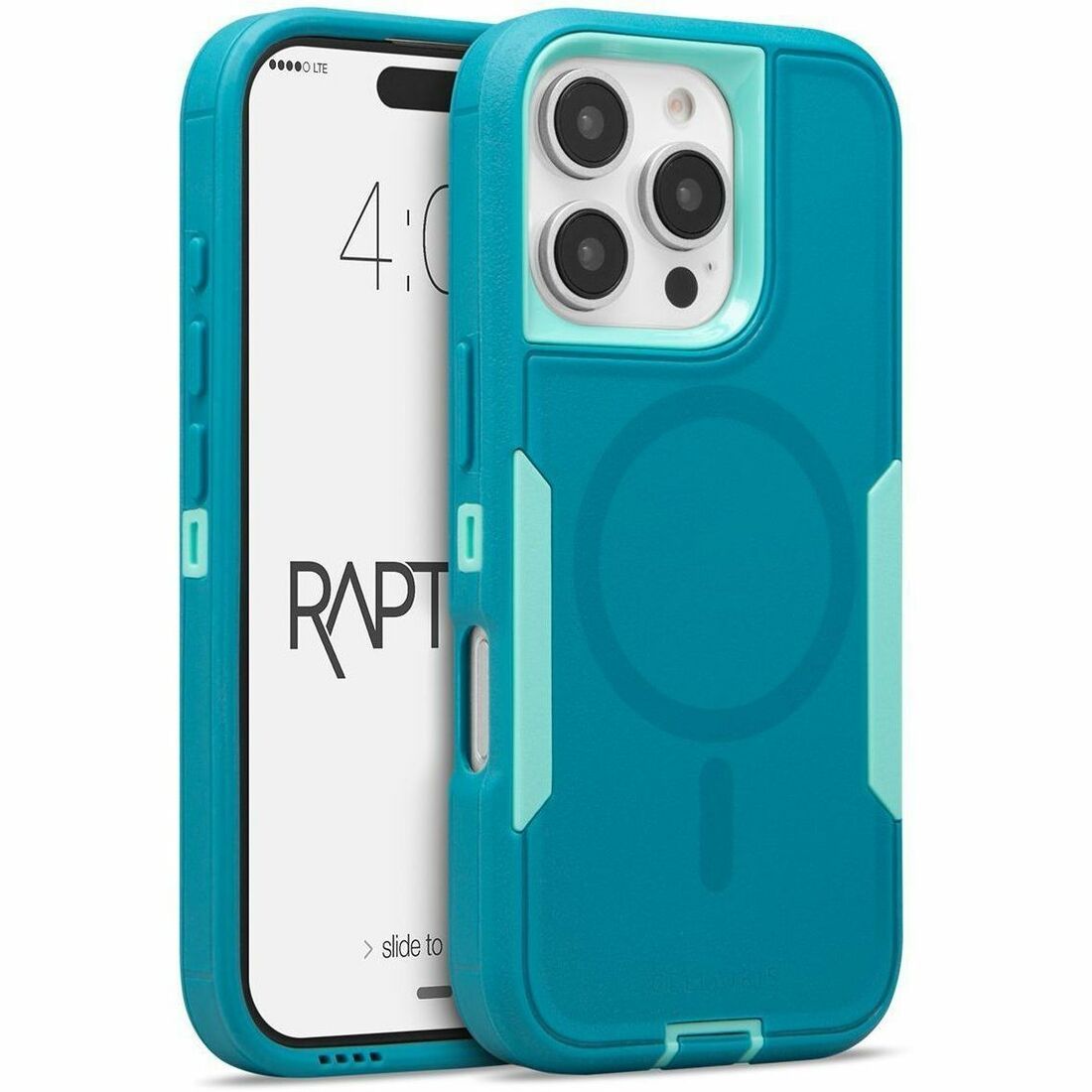 Cellairis Rapture Rugged - iPhone 16 Pro Ocean Blue/ Turquoise w/ MagSafe