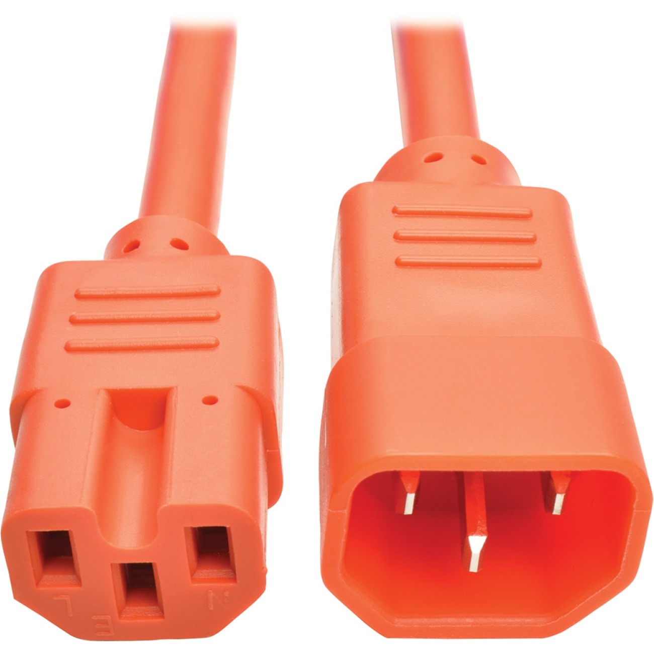 Tripp Lite by Eaton Power Cord C14 to C15 - Heavy-Duty 15A 250V 14 AWG 6 ft. (1.83 m) Orange