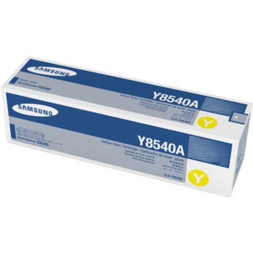 Samsung CLX-Y8540A Laser Toner Cartridge CLX-Y8540A (CLX-Y8540A/XAA) - Yellow - 1 Pack