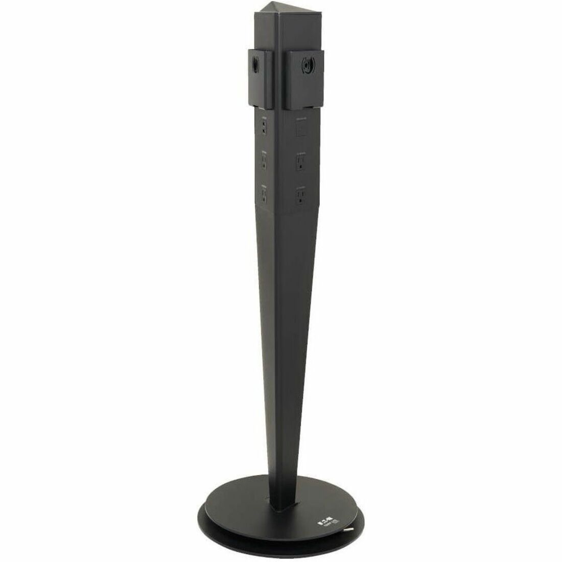 Eaton Tripp Lite Series Safe-IT 5-Port Mobile Power Tower and USB Charging Station - USB-C 60W, 4x USB-A, 6x 5-15R, Wireless Charging, 1000 Joules, 10 ft. Cord, Antimicrobial Protection
