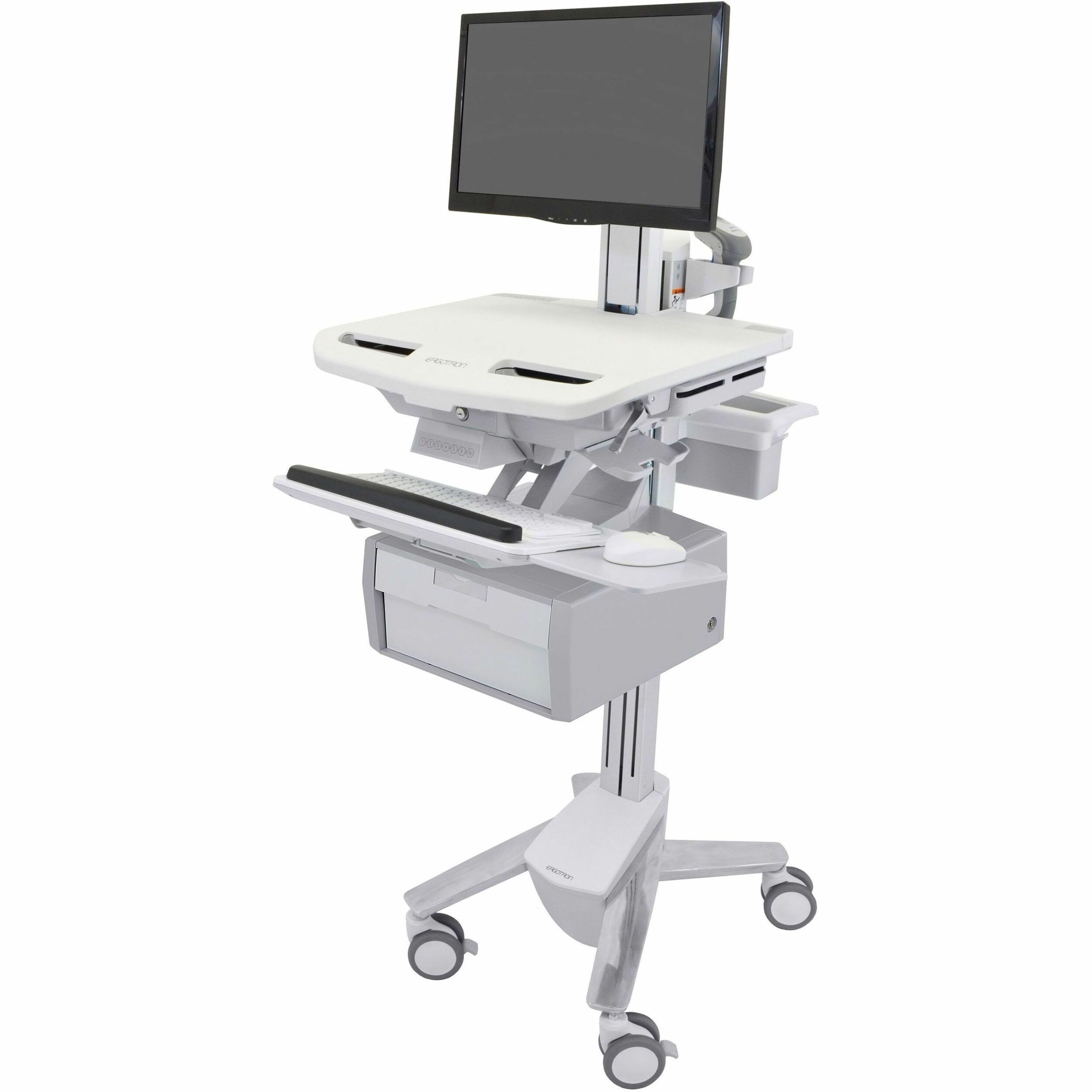 Ergotron StyleView Cart with LCD Pivot, 1 Tall Drawer (1x1)