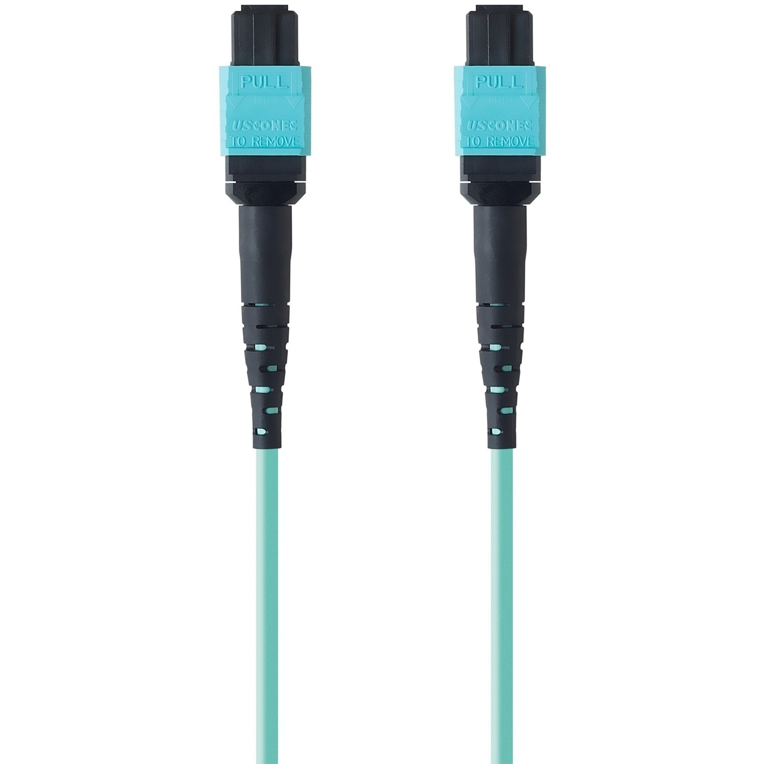 Belkin MTP to MTP MPO Fiber Optic Cable, 40GbE Aqua MTP/MTP, 50/125, OM3, Plenum