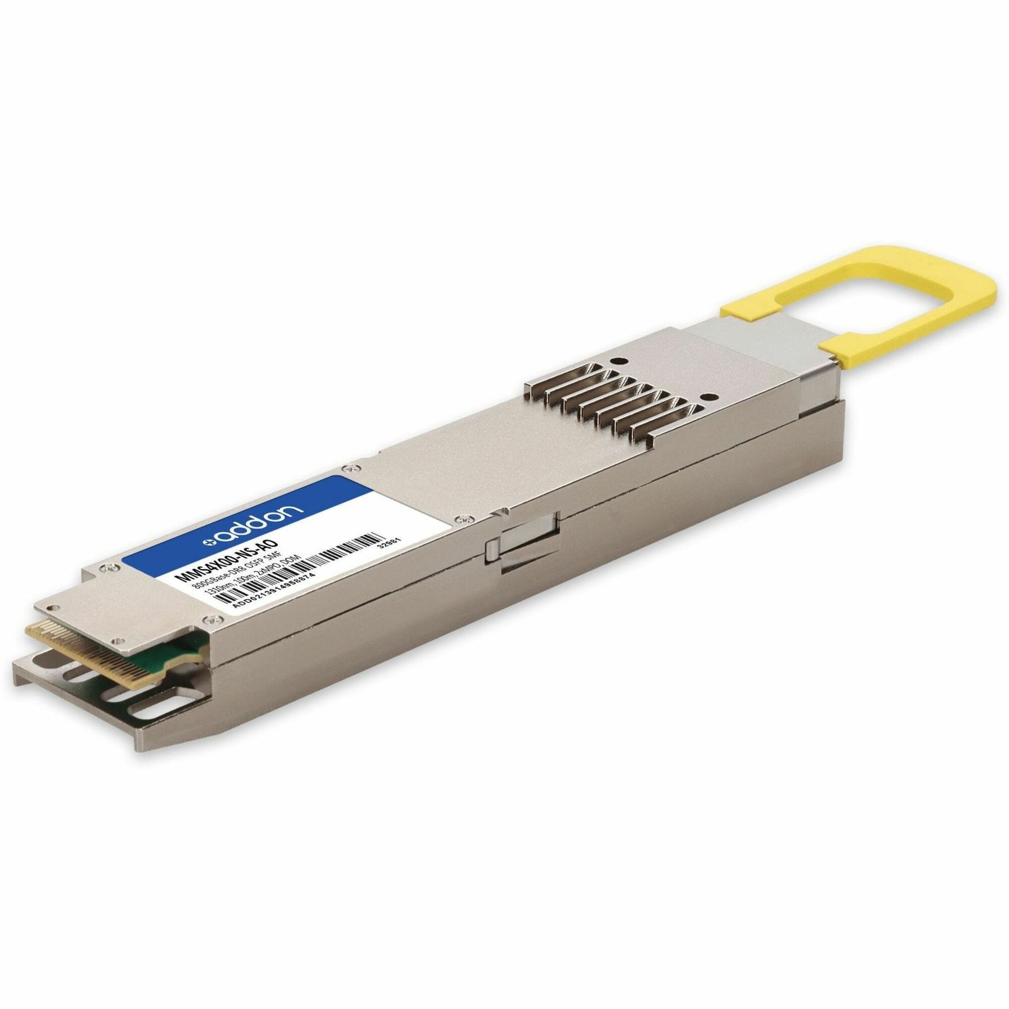 AddOn Mellanox MMS4X00-NS Compatible TAA 800GBase-DR8 PAM4 OSFP Transceiver (SMF, 1310nm, 100m, 2xMPO, DOM, CMIS 5.0)