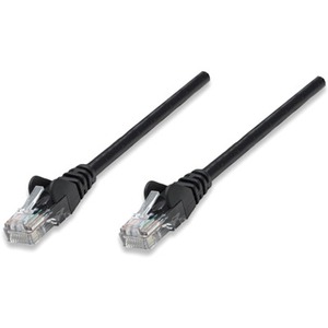 Intellinet Network Solutions Cat5e UTP Network Patch Cable, 50 ft (15.0 m), Black