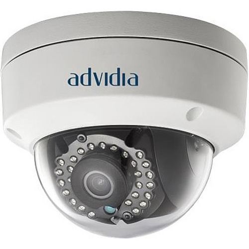 Advidia A-37-FW 3 Megapixel HD Network Camera - Monochrome, Color - Dome