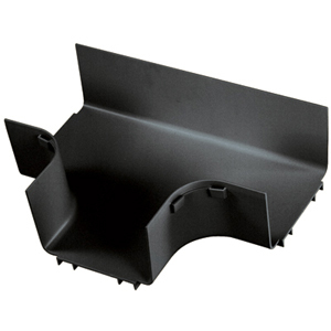 Panduit FiberRunner FRT6X4BL 6x4 Horizontal Tee Fitting