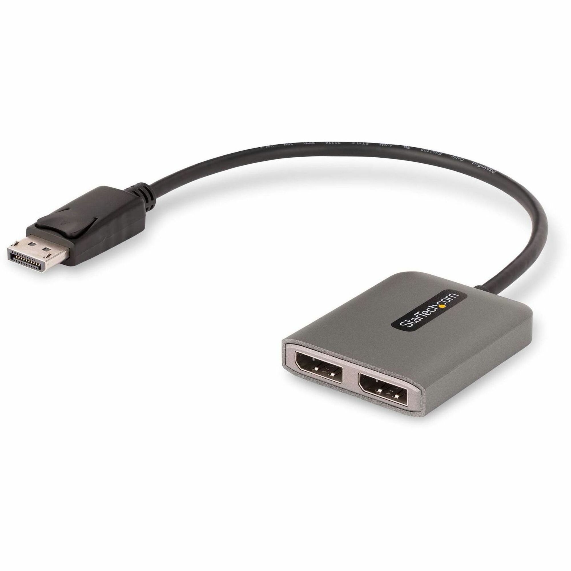 StarTech Dual-Monitor DisplayPort 1.4 Splitter, DisplayPort to 2x DP Multi-Monitor Adapter, Dual 5K 60Hz Computer MST Hub, Windows