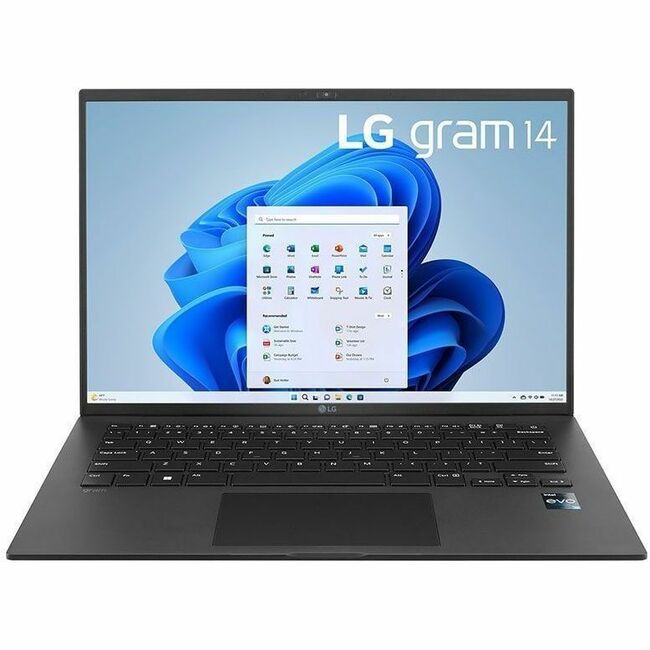 LG gram 14Z90R-Q.APB7U1 14" Notebook - WUXGA - 60 Hz - Intel Core i7 13th Gen i7-1360P - vPro Technology - 16 GB - 1 TB PCI Express NVMe 4.0 SSD - Obsidian Black
