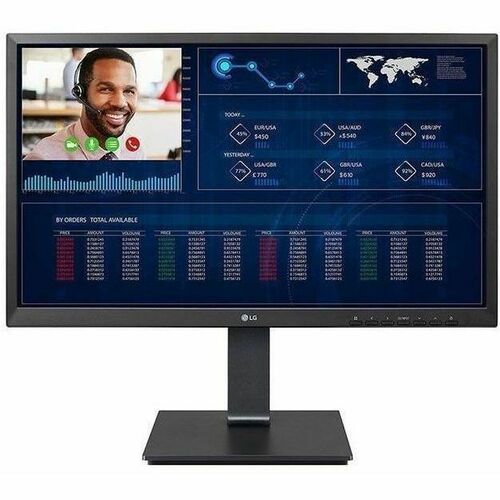 LG 24CQ650N-6N All-in-One Thin Client Celeron N5105 Quad-core (4 Core) 2 GHz - Matte Black