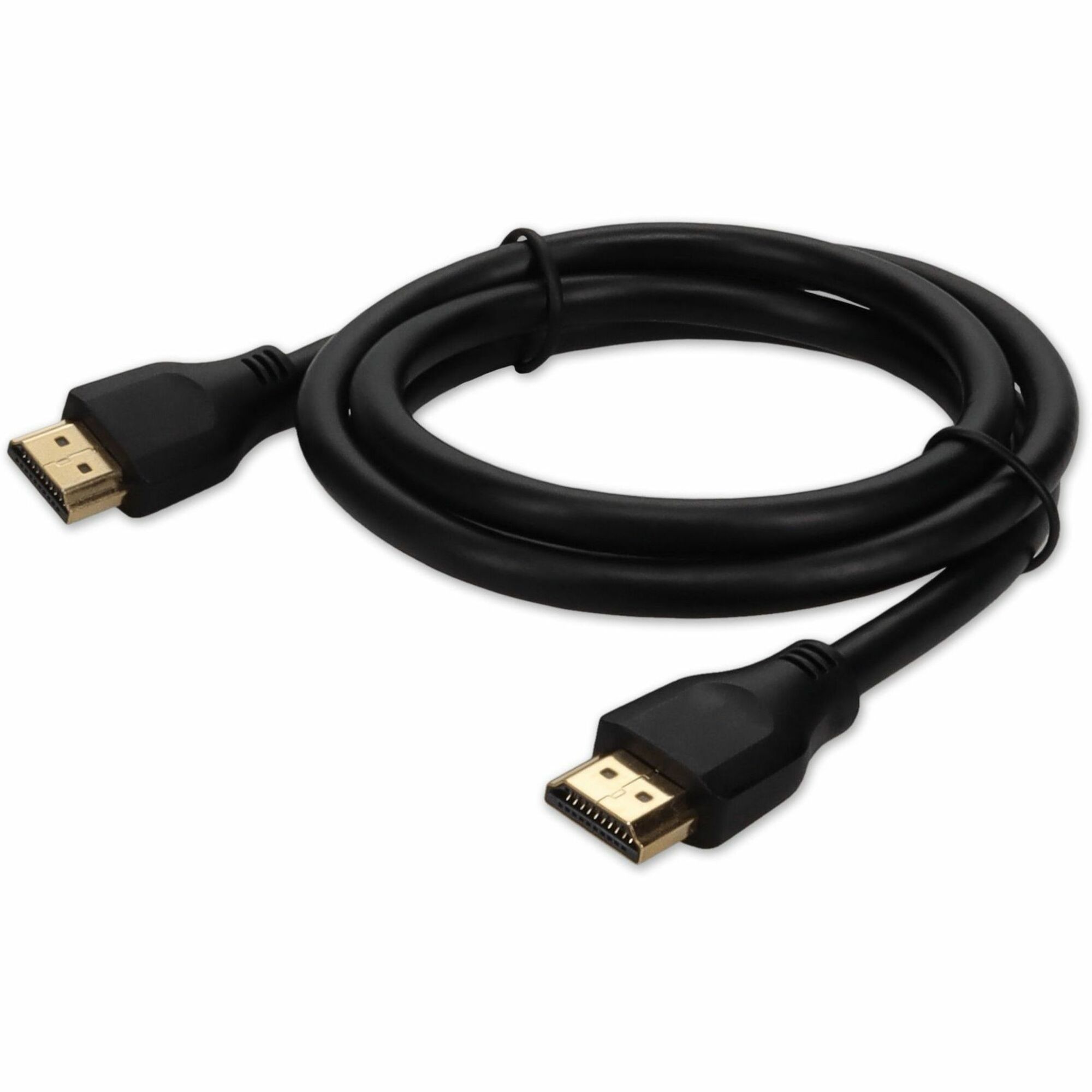AddOn 1m HDMI Male to HDMI Male Black Cable For Resolution Up to 4096x2160 (DCI 4K)