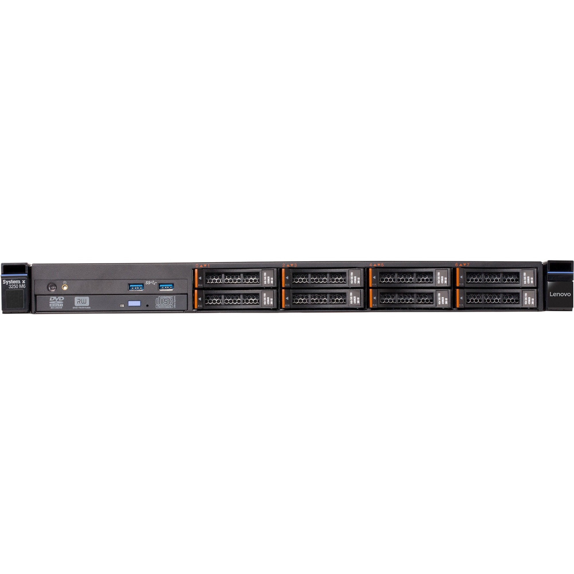 Lenovo System x x3250 M6 3633KTU 1U Rack-mountable Server - 1 Xeon E3-1270 v6 3.80 GHz - 16 GB RAM - 12Gb/s SAS, Serial ATA/600 Controller
