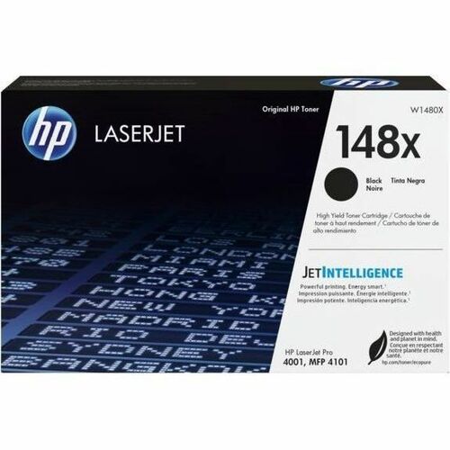 HP 148X Original High Yield Laser Toner Cartridge - Black - 1 Each