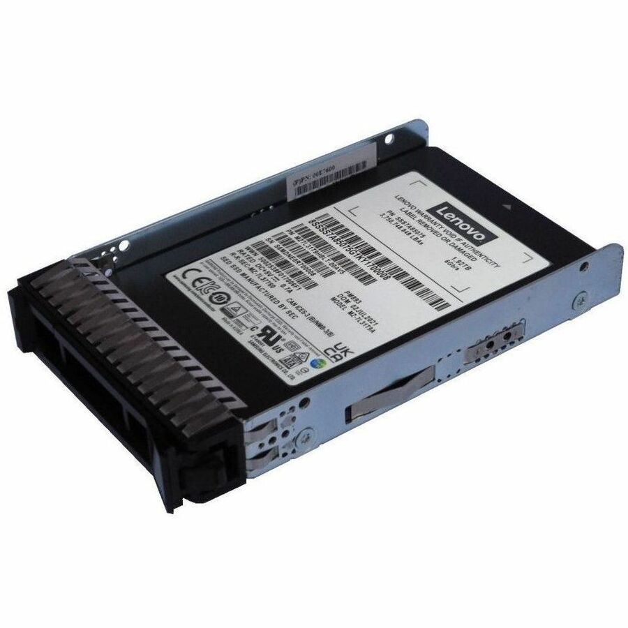 Lenovo 3.84 TB Solid State Drive - 3.5" Internal - U.2 PCIe (NVMe) (PCI Express NVMe 5.0 x4) - Read Intensive