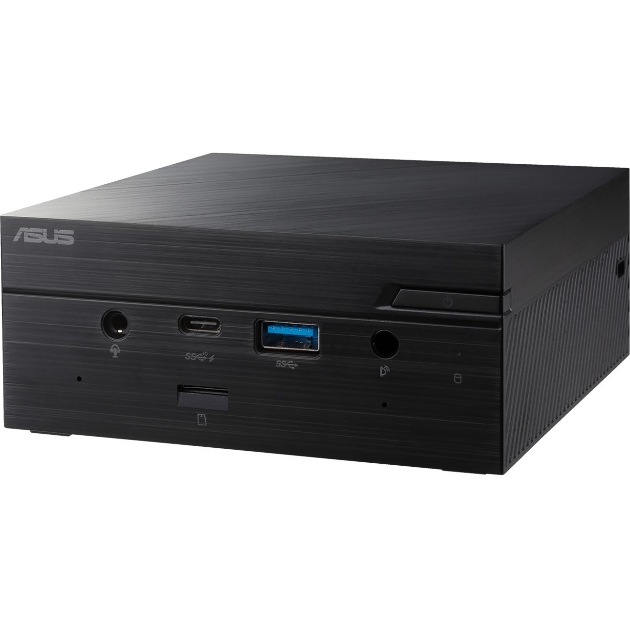 Asus PN62S PN62S-SYS715PXFD Desktop Computer - Intel Core i7 10th Gen i7-10710U - 16 GB - 512 GB PCI Express NVMe 3.0 SSD - Mini PC - Black