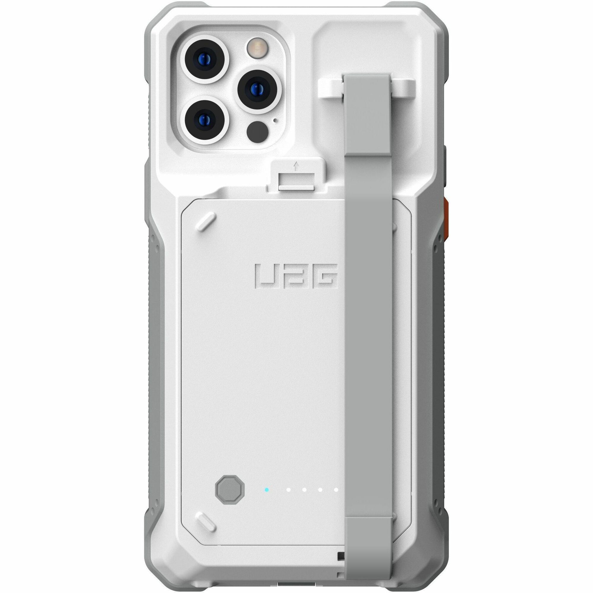 Workflow Battery Case for Apple iPhone 12 /12 Pro - White / Gray