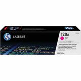 HP 128A (CE323A) Original Laser Toner Cartridge - Single Pack - Magenta - 1 Each