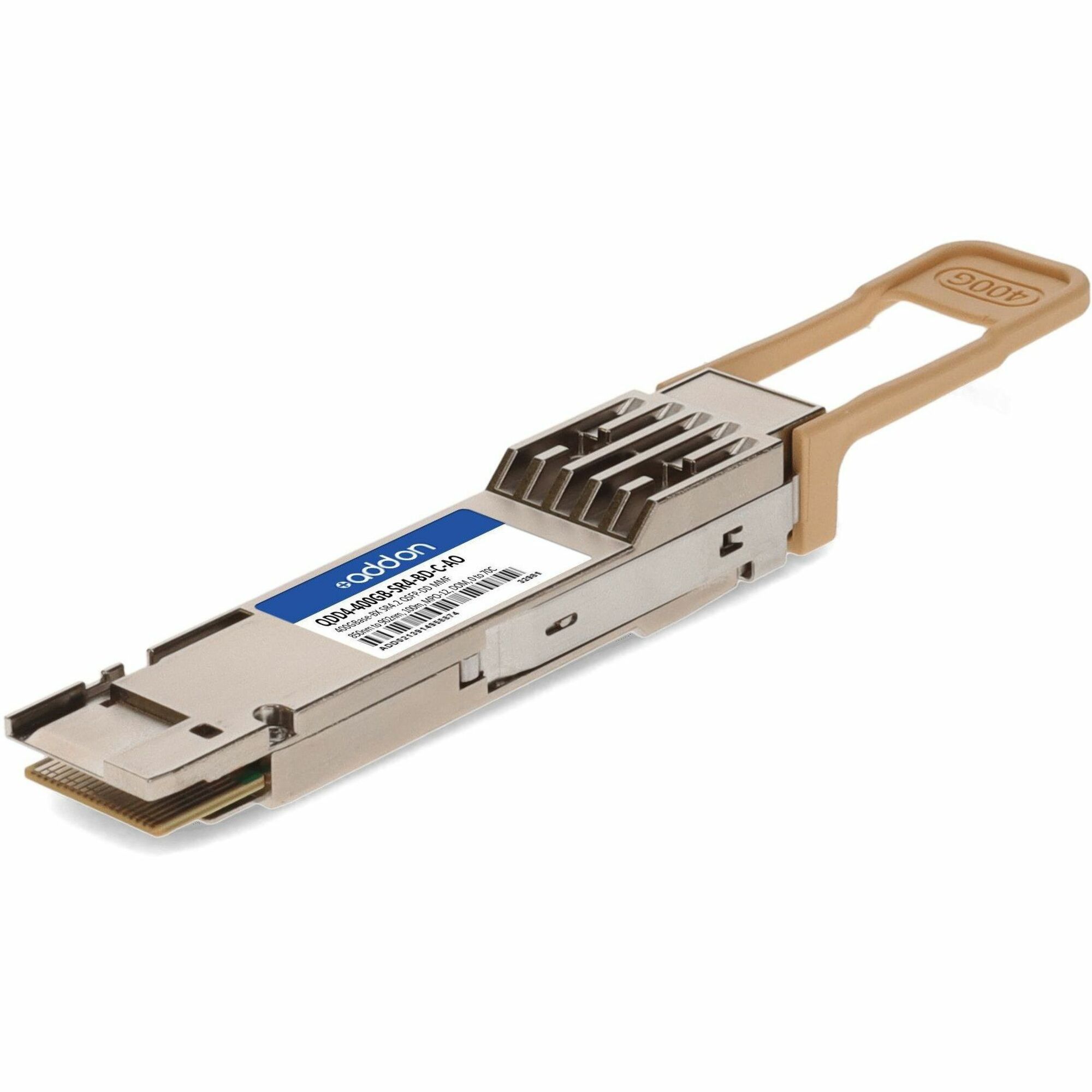 AddOn Cisco&reg; Compatible TAA 400GBase-BX SR4.2 PAM4 QSFP-DD Transceiver (MMF, 850nm to 902nm, 100m, MPO-12, DOM, CMIS 4.0)