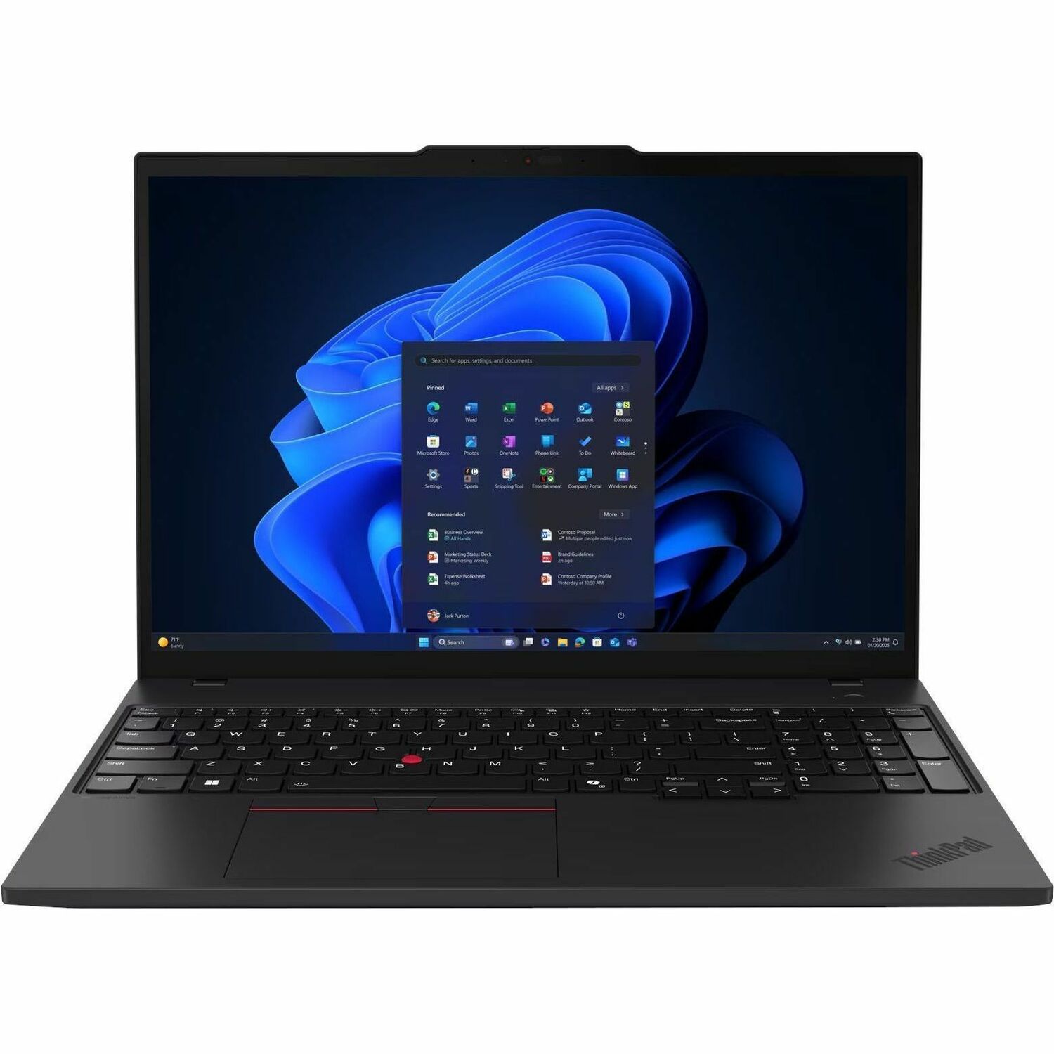 Lenovo ThinkPad T16 Gen 4 22AW002MUS 16" Notebook - WUXGA - Intel Core Ultra 5 2nd Gen 226V - 16 GB - 512 GB PCI Express 4.0 SSD - English (US) Keyboard - Black