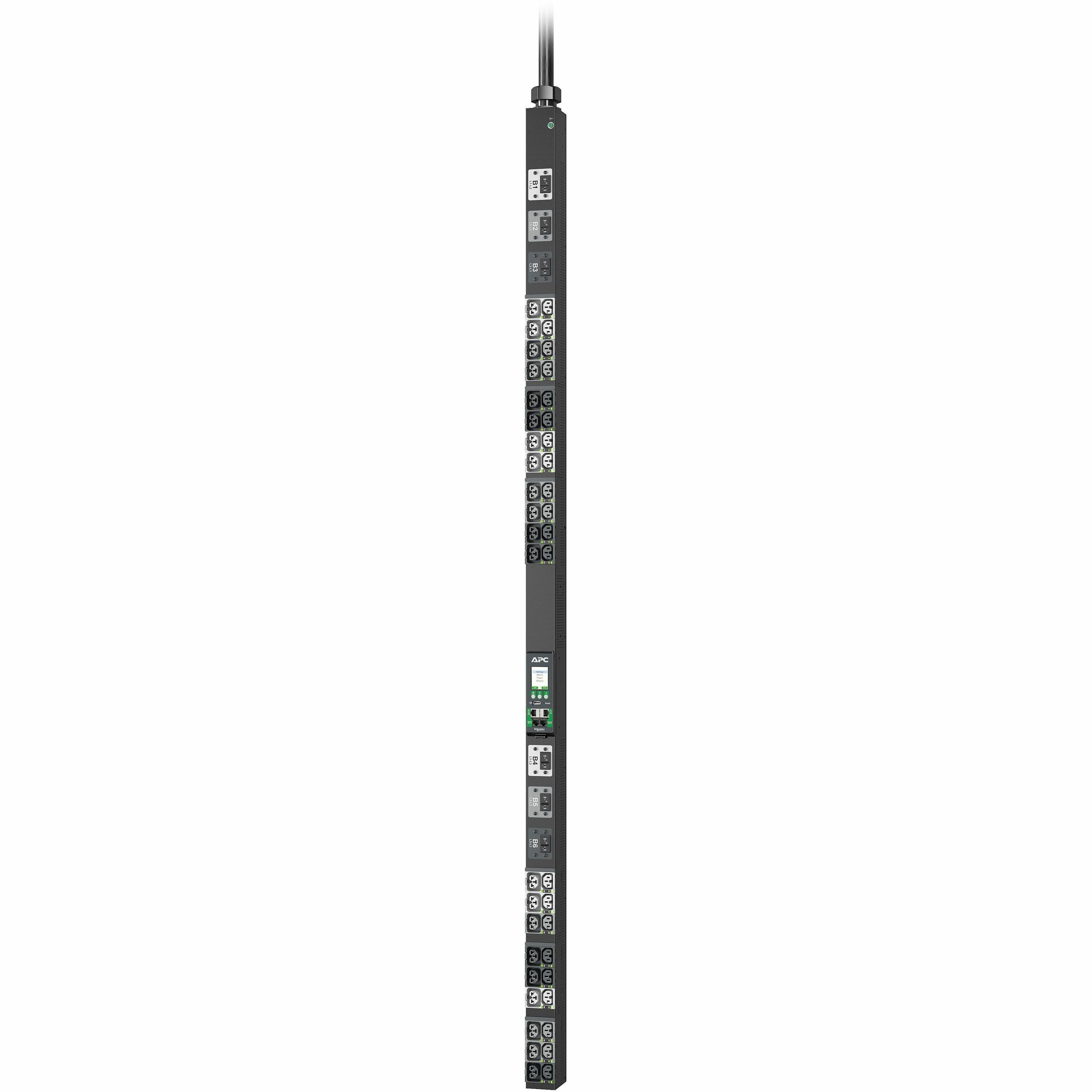APC NetShelter Rack PDU Advanced, Switched Metered Outlet, 3Phase, 14.4kW, 208V 50A, 42 Outlets, CS8365C