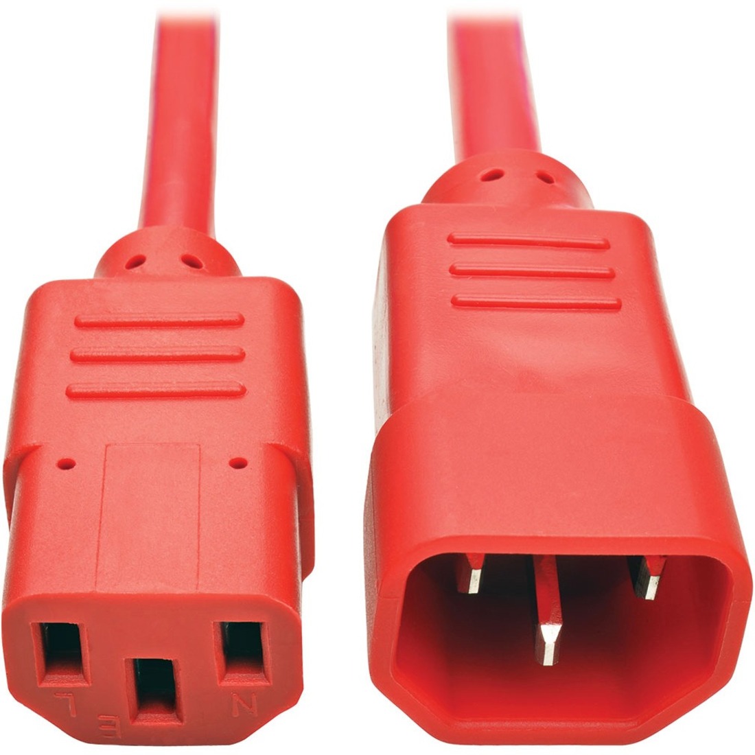 Tripp Lite by Eaton PDU Power Cord C13 to C14 - 10A 250V 18 AWG 6 ft. (1.83 m) Red