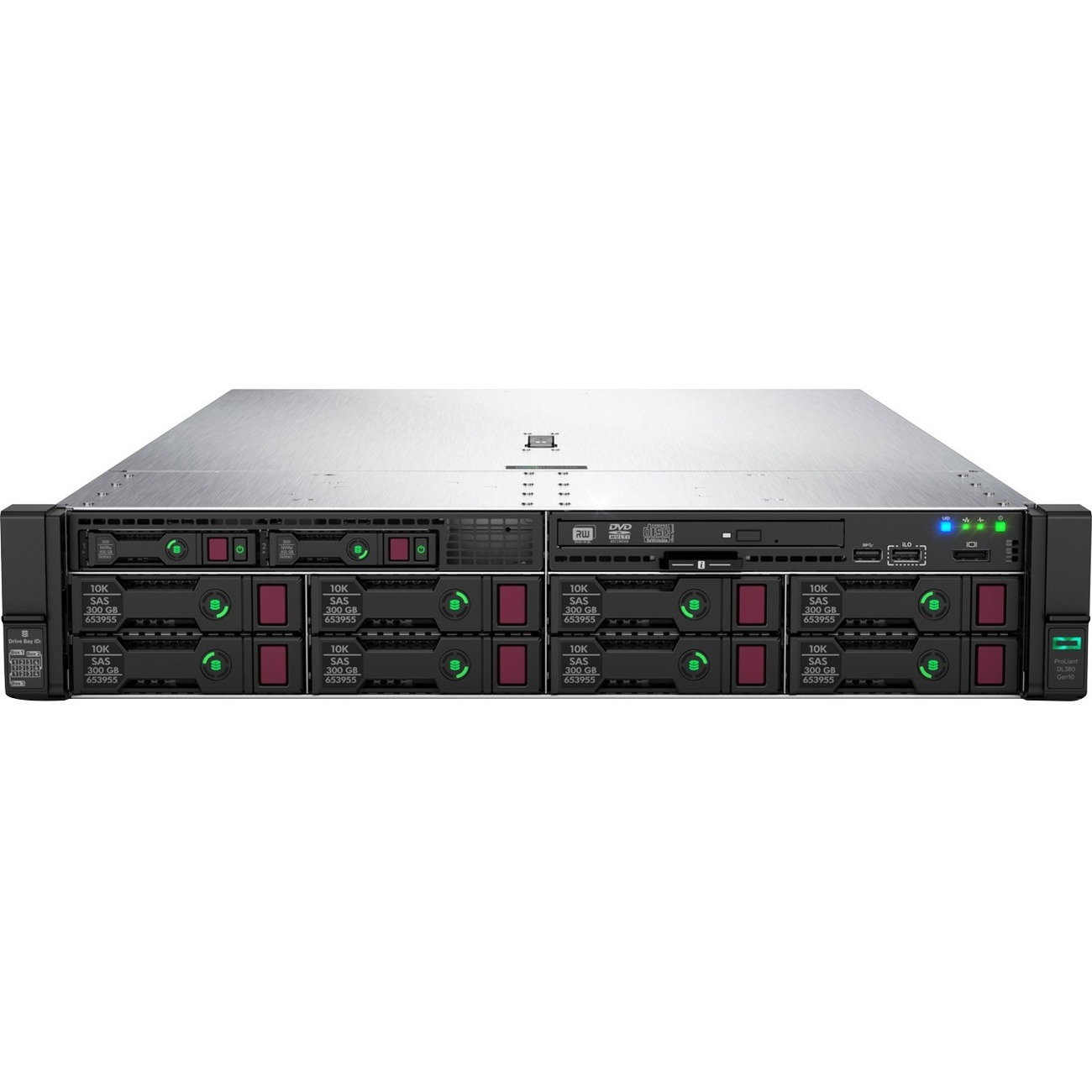 HPE ProLiant DL380 G10 2U Rack Server - 1 Xeon Gold 6250 3.90 GHz - 32 GB RAM - Serial ATA Controller