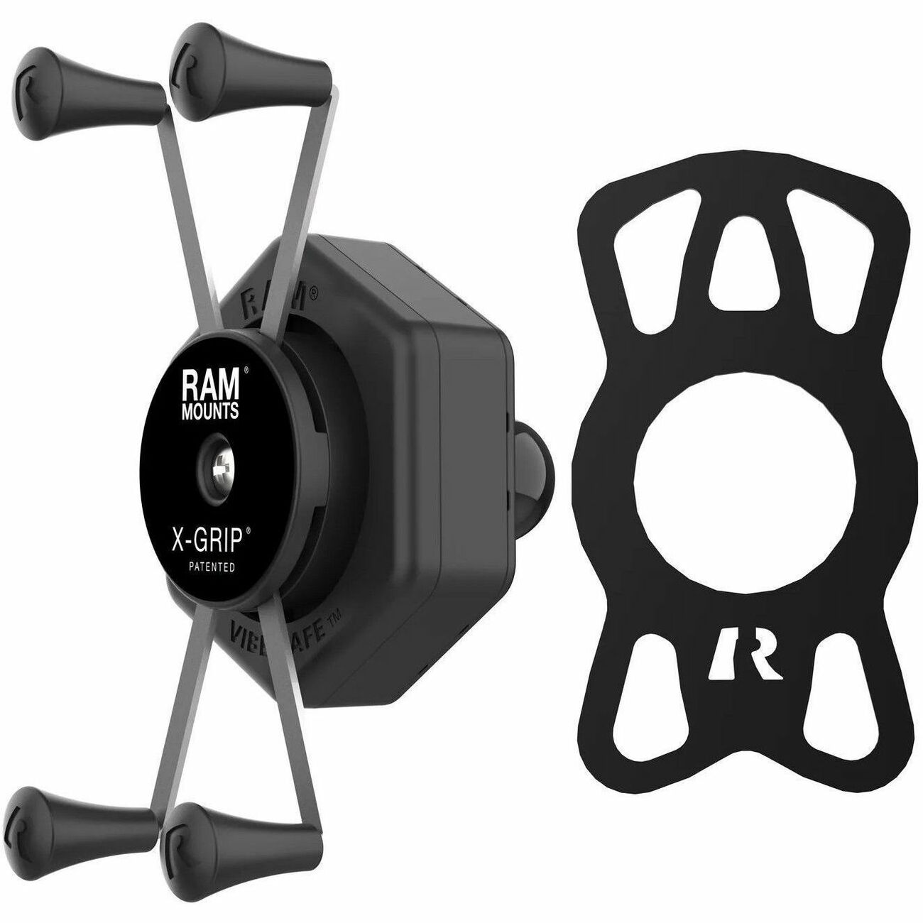 RAM Mounts X-Grip Mounting Adapter for Smartphone, Electronic Equipment, Handheld Device, Phone, Camera, GPS, Computer, iPhone - Landscape/Portrait