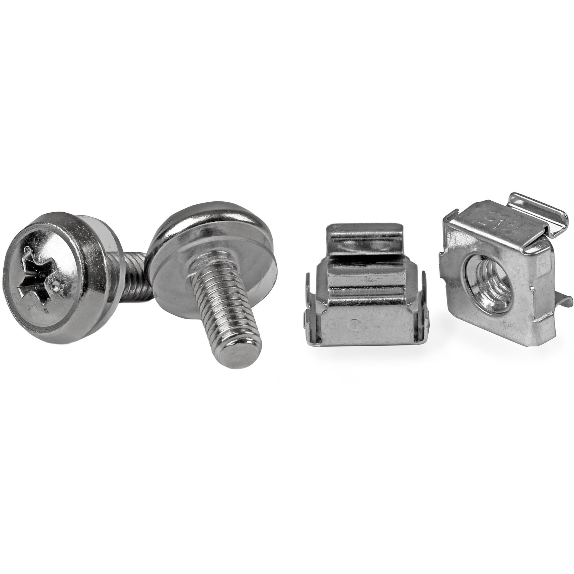 StarTech 50 Pkg M5 Mounting Screws and Cage Nuts for Server Rack Cabinet, TAA