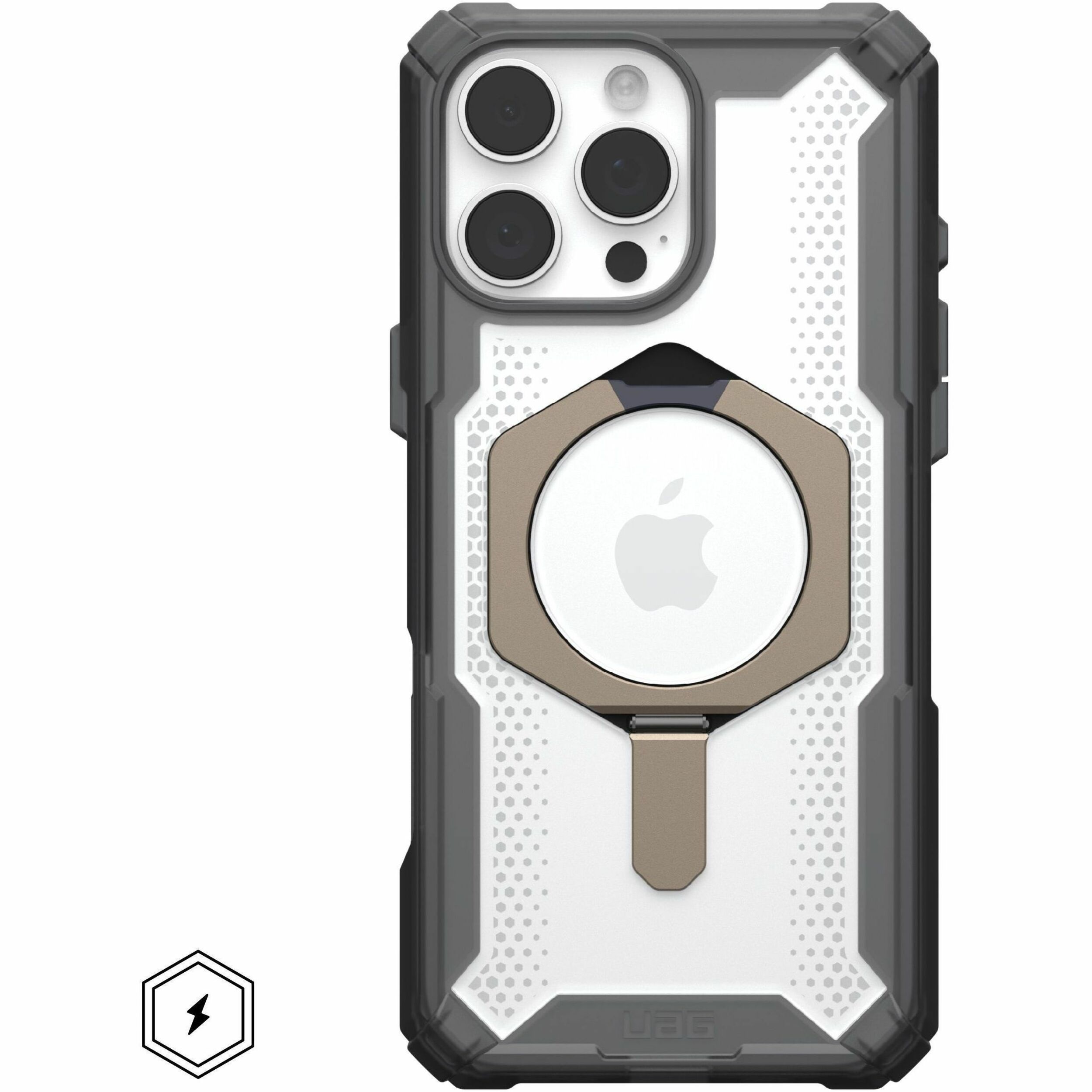 Urban Armor Gear Plasma XTE iPhone 16 Pro Max Case - Ash/Titanium