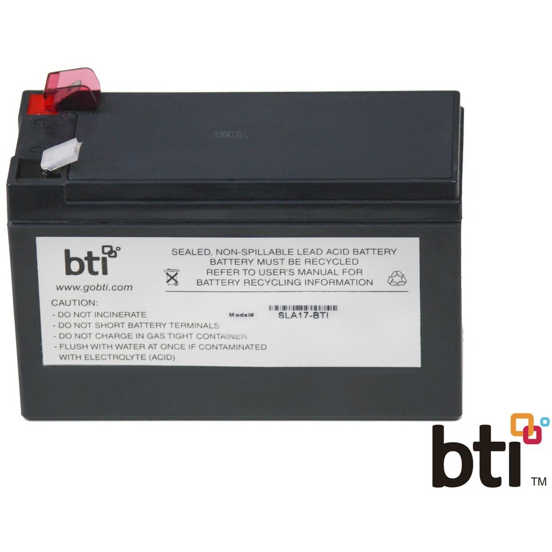 BTI RBC17-SLA17-BTI SEALED LEAD ACID BATTERY FOR APC - 2yr Warranty - BC650-RSX761, BE650BB, BE650BB-CN, BE650G, BE650G1, BE650G1-CN, BE650G1-LM, BE650G-CN, BE650G-LM