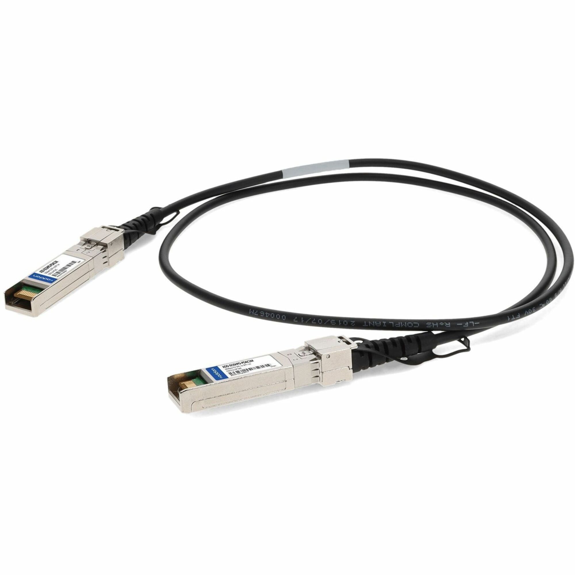 AddOn Cisco® SFP-H10GB-CU1M to HP® J9281D Compatible 10GBase-CU SFP+ to SFP+ Direct Attach Cable (Passive Twinax, 1m)