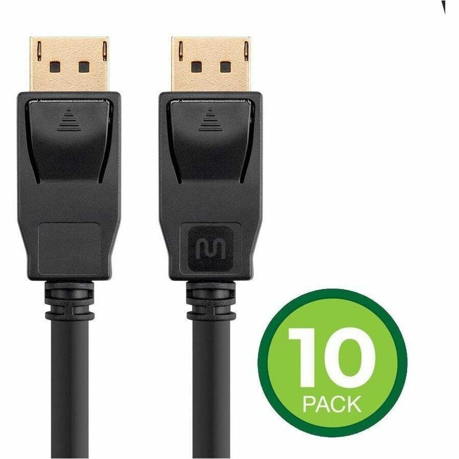 Monoprice Select Series DisplayPort 1.2a Cable 6ft (10-Pack)