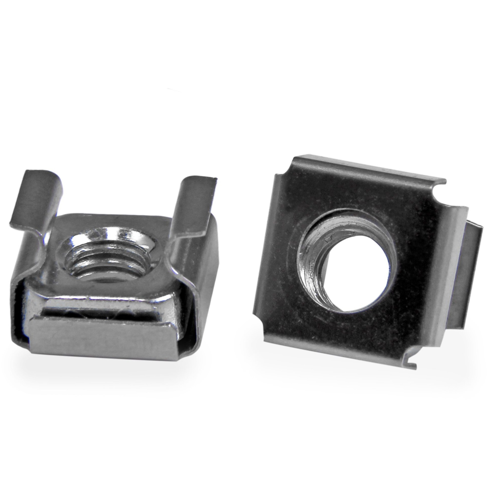 StarTech M6 Cage Nuts, 100 Pack, M6 Mounting Cage Nuts for Server Rack & Cabinet, TAA