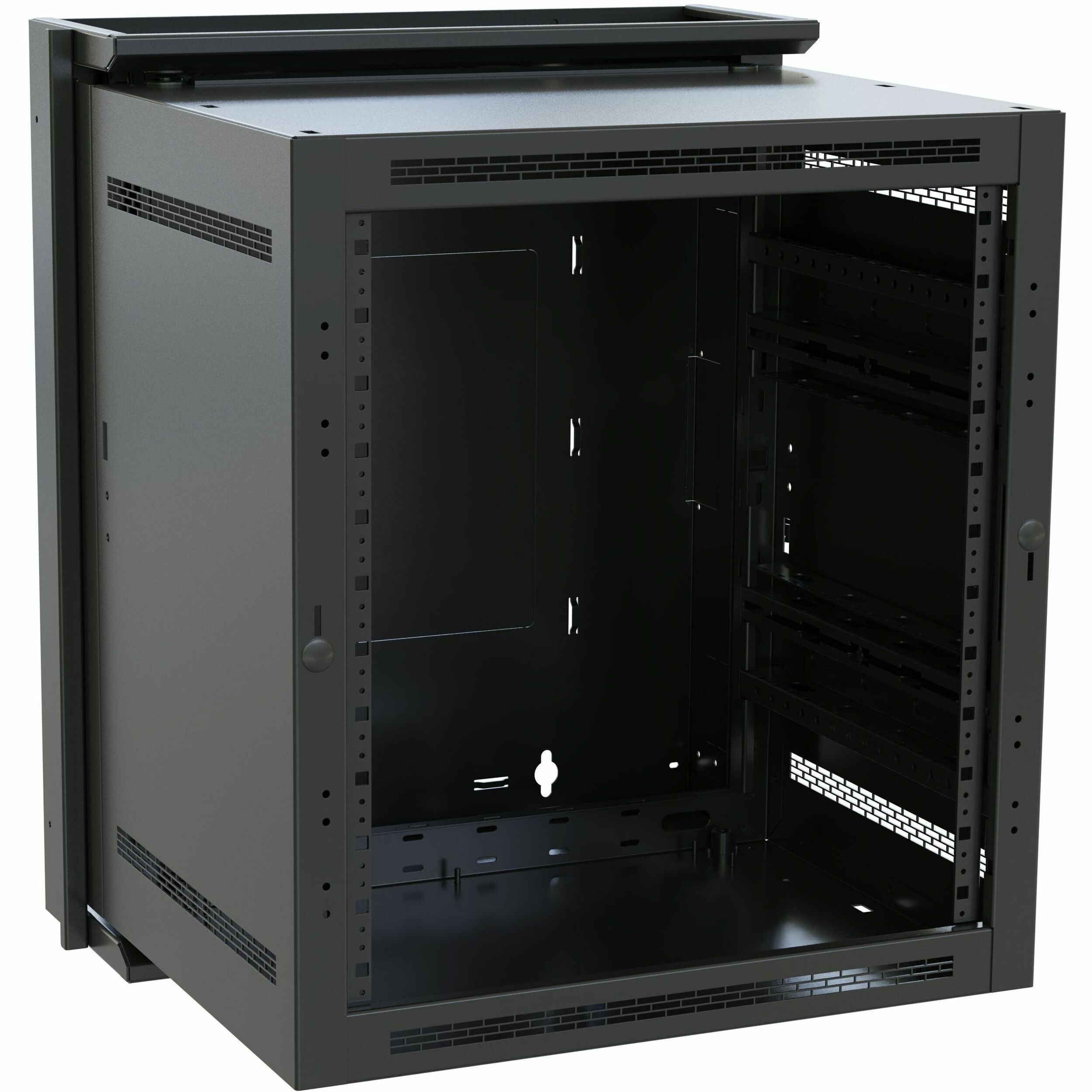 Middle Atlantic DWR 12RU Pivoting Wall Mount Rack - 17in Depth Wall Mount Cabinet - TAA Compliant