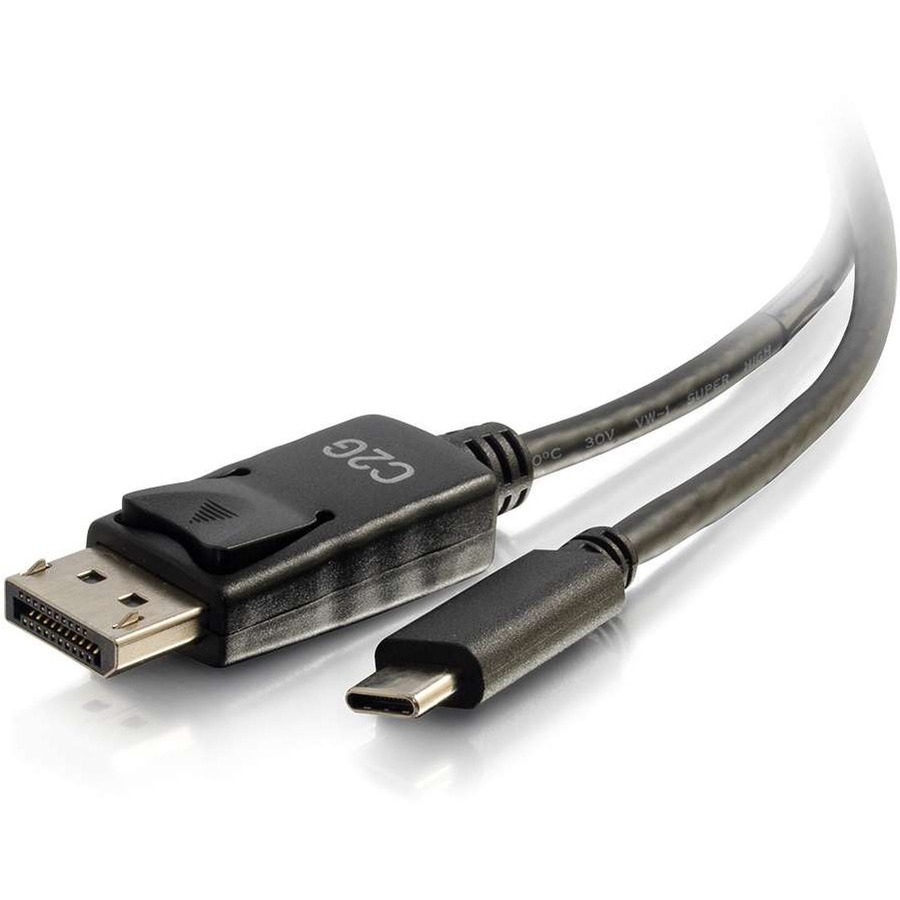 C2G 12ft USB-C to DisplayPort Adapter Cable 4K 30Hz - Black