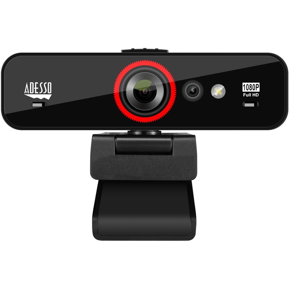 Adesso CyberTrack F1 Webcam - Window Hello Certified - 2.1 Megapixel - 30 fps - USB 2.0 - 1 Each