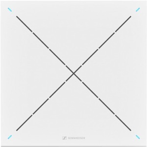 Sennheiser TeamConnect Ceiling 2 Wired Condenser, Dynamic Microphone - White