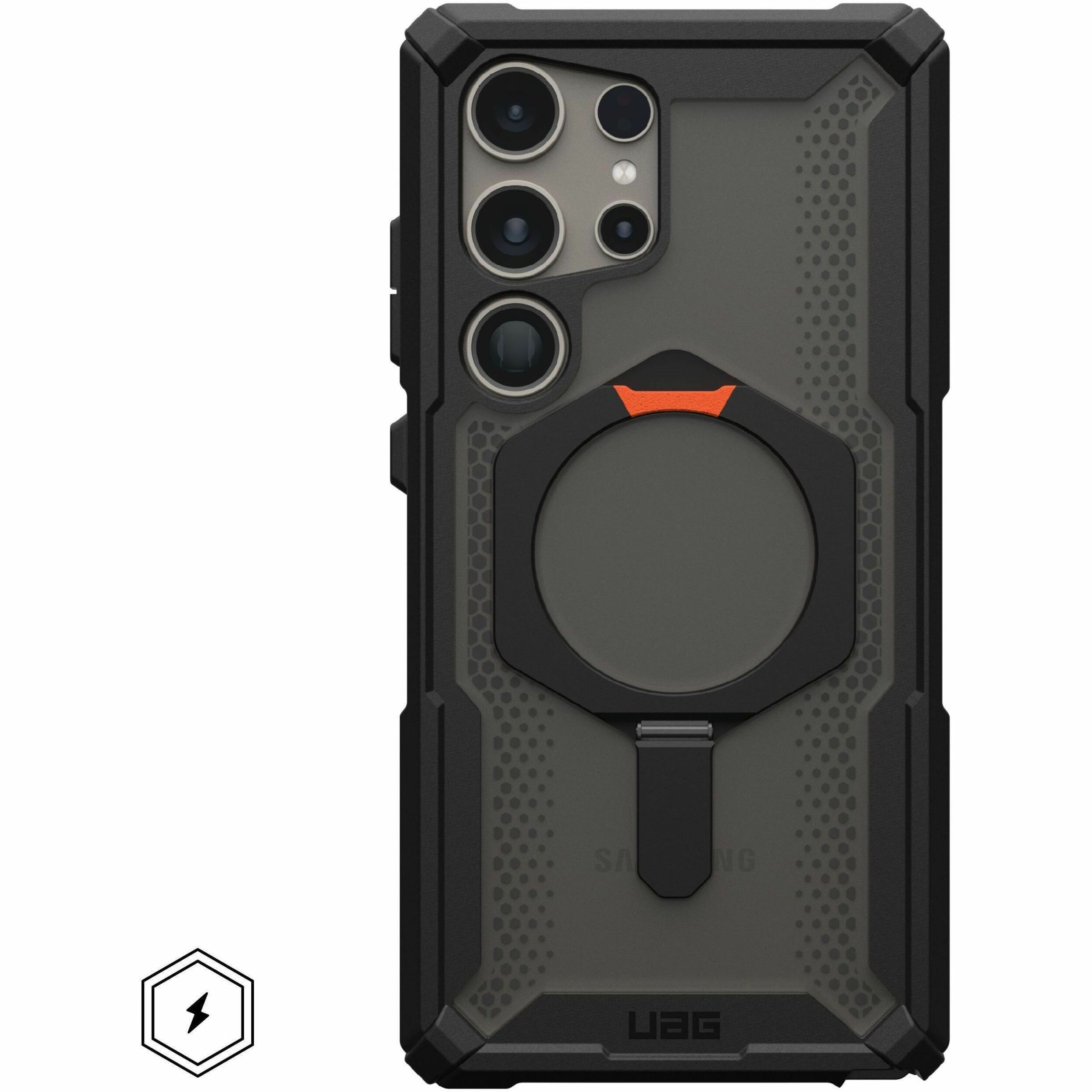 Urban Armor Gear Plasma XTE Series Galaxy S24 Ultra Case - Black/Orange